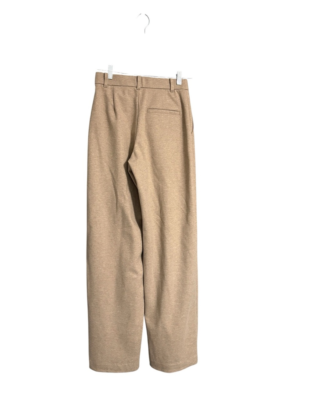 Uniqlo Brushed Jersey Wide Leg Pants Beige XS New With Tags - Picture 4 of 4